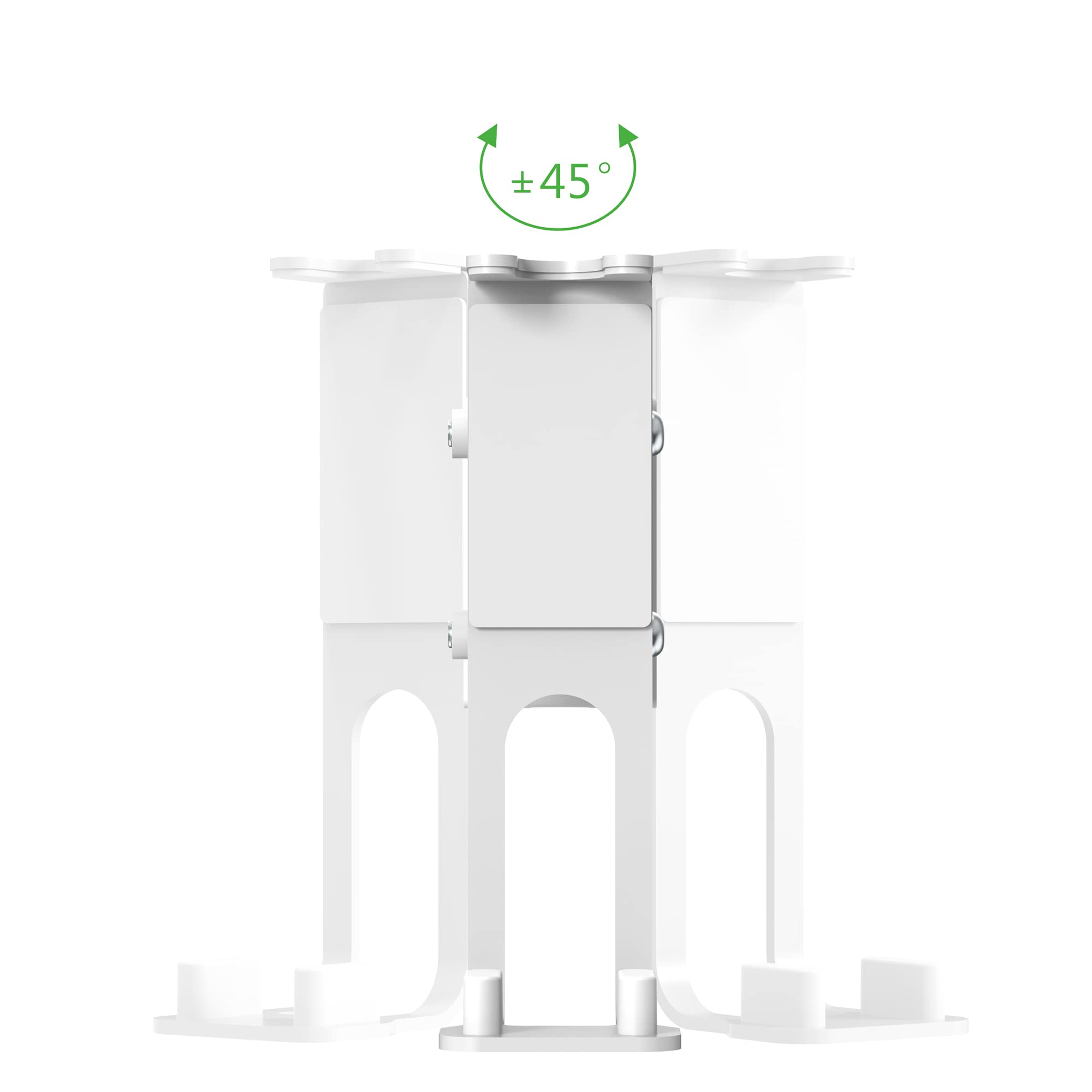 conecto Lot de 2 Supports muraux pour Haut-parleurs Sonos® One, Sonos® One SL, Sonos® Play:1, Charge maximale : 3 kg, Blanc