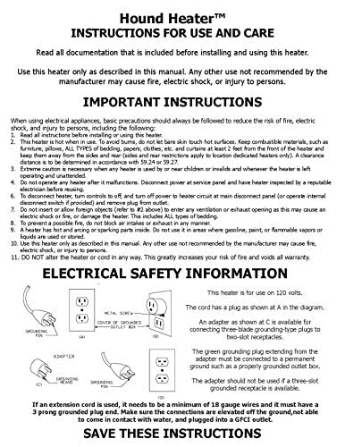 Outdoor Pet Furnace 300w