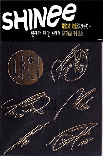 Amazon Shinee シャイニー 24k ゴールドサイン ロゴ シール シール ステッカー おもちゃ