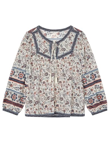 Springfield Camiseta para Mujer, Beige Claro, M