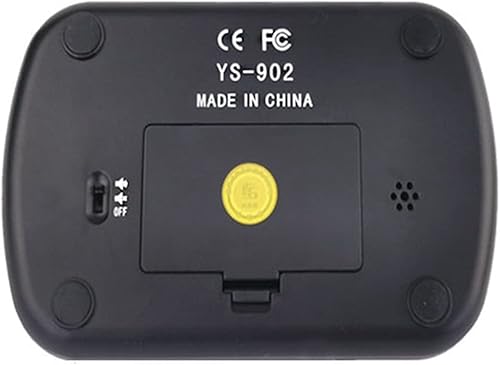 Miniatura 4 de Temporizador digital de ajedrez con función de alarma audible, temporizador de juego multifunción portátil