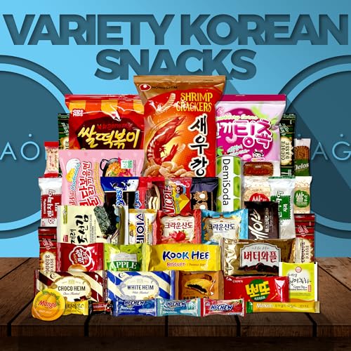 DAGAON-Finest-Korean-Snack-Box-42-Count--Variety-Snacks-Including-Koreans-Favorite-Chips-Biscuits-Cookies-Pies-Candies-Perfect-appetizing-Korean-snacks-for-any-occasions-gifts-and-everyone