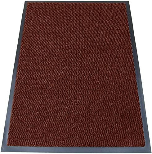TrendMakers Machine Washable Grey Black Heavy Quality Non Slip Hard Wearing Barrier Mat/Dirt Trapper - 15 Sizes (40cm x 60cm)