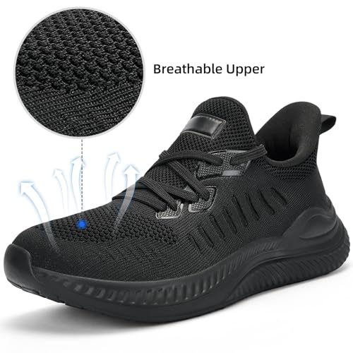 Wide Walking Shoes for Men Slip On Mens Running Shoes Tennis Shoes Lightweight Breathable Walking Sneakers Workout Gym Wide Sneakers4