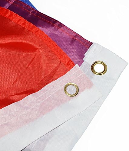 ABOAT 2 Pack Flags Pride Rainbows Flag Pride Flag Gay Festival Banners, 5 x 3 ft/ 150 x 90 cm