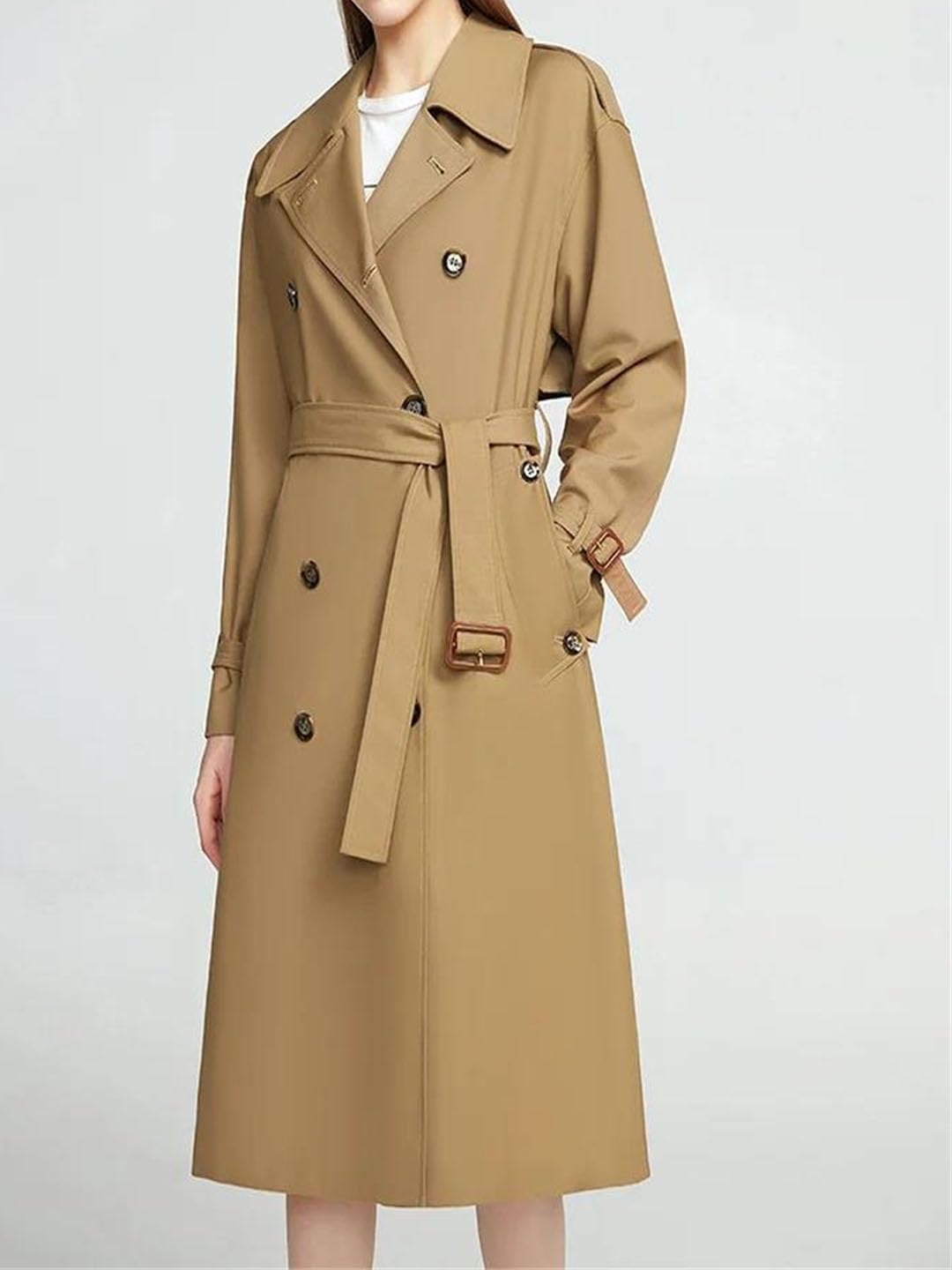 Women's Middle And Long Trench Coat