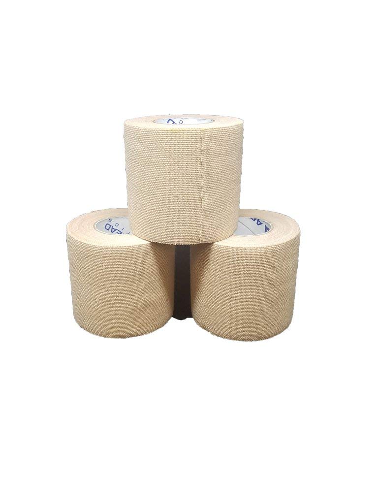 Thin-Flex Athletic Tape, White, 1" x 7.5 yd, Case of 48