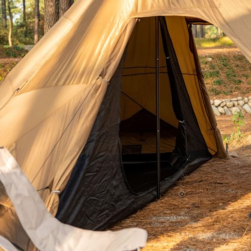 Carpa Hot Tent 4-8 Personas para Camping Familiar miniatura 5