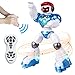 TEEROK RC Roboter Kinder Spielzeug, Intelligent Roboter Programmierbar mit USB-Kabel, Singender und Tanzender Ferngesteuerter Roboter, LED Licht und Musik, RC Spielzeug für Jungen Mädchen Geschenk