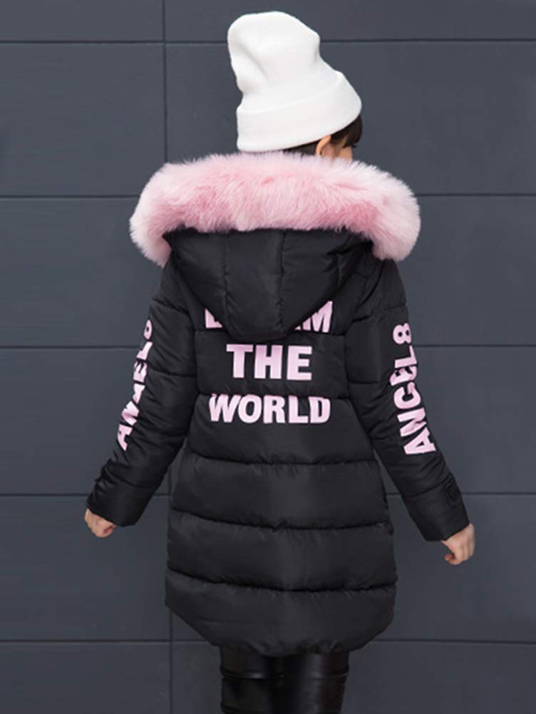 Cappotto invernale da ragazza giacca piumino autunno inverno cappotto con cappuccio caldo per bambini parka outerwear lungo capispalla giacca per bambini