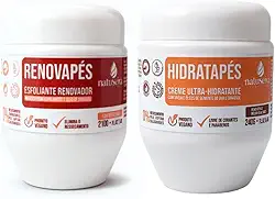 Esfoliante para os pés Renovapés 210g + Hidratante hidratapés 210g Natuseiva