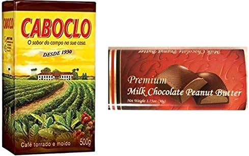 Caboclo Coffee 500g + Premium Milk Chocolate Peanut Butter 50g