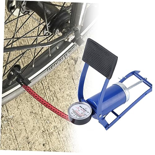 1Pc Portable High Pressure Foot Pump for Tires Compact Bike Inflator with Pressure Gauge for Cars Bicycles Motorcycles and Inflatable Items Lightweight and Easy to Use3