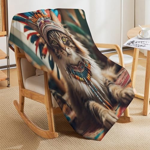 Couverture plaid chat mignon cadeau idéal pour les fraîches soirées - 7