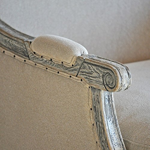 ATHEZZA Poltrona Voltaire Quercia e lino hanjel