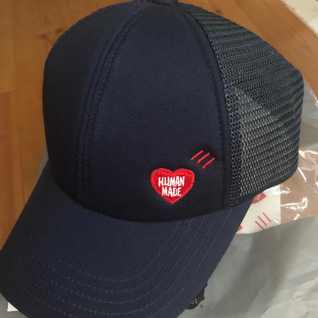 Human made メッシュキャップ Amazon.co.jp: HUMAN MADE ハートワッペンメッシュキャップ 紺