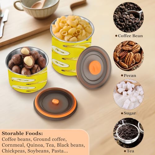 Contenedor hermético para café de acero inoxidable de 30 oz miniatura 6