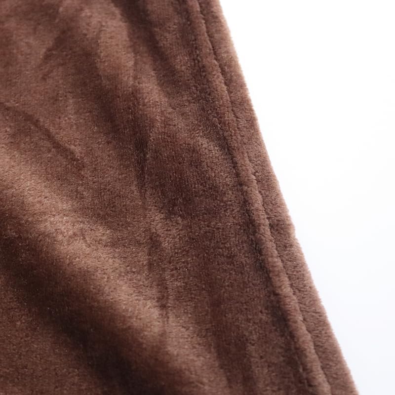 Miniatura 5 de Logan Briggs Manta extra grande  Abraza la felicidad acogedora para todas las estaciones para dos mantas  Manta cómoda ligera  Manta suave (café)