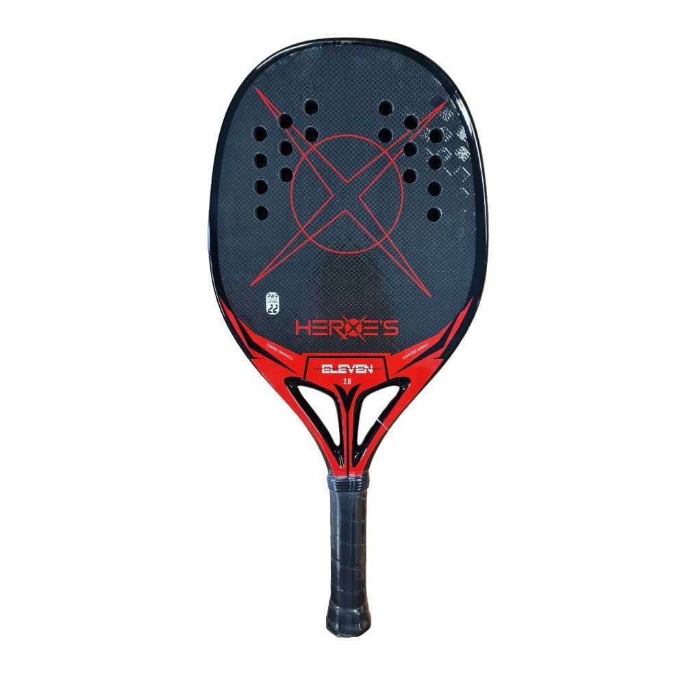 Heroe's Racchetta Beach Tennis Racket Eleven Black 2.0 2023