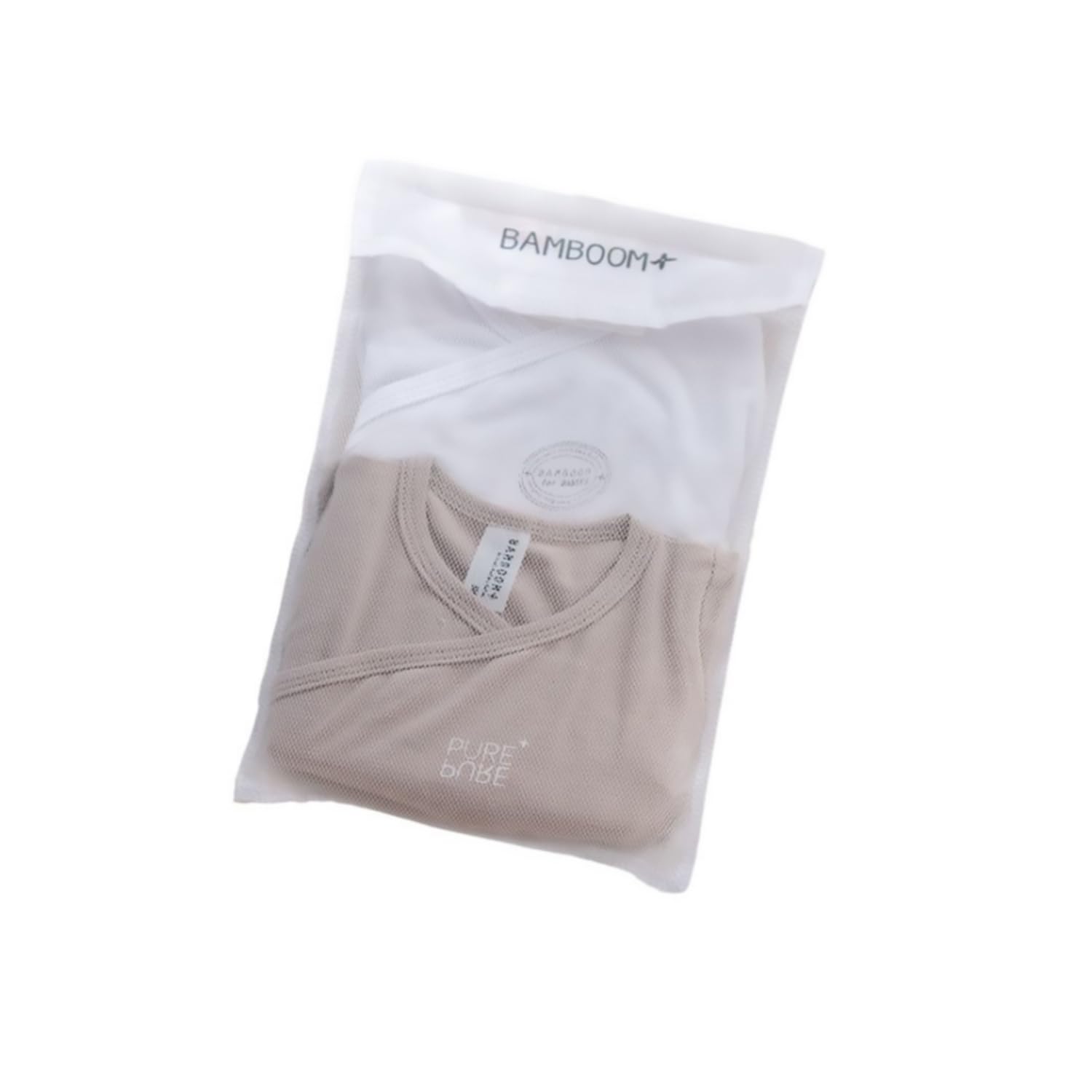 Body 3 Mesi Bambino Maniche Corte 2 Pezzi Cammello Bianco