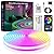 YILINM Neon Strip Lights,20FT RGB LED Strip Lights,with Remote Control/APP Control,Music Sync,IP67 Waterproof LED Rope Lights,Cuttable,for Bedroom,Gaming,Party,Outdoors Decor