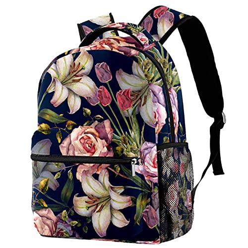 Sac à dos floral pour femme spacieux pour ne plus manquer de place en voyage