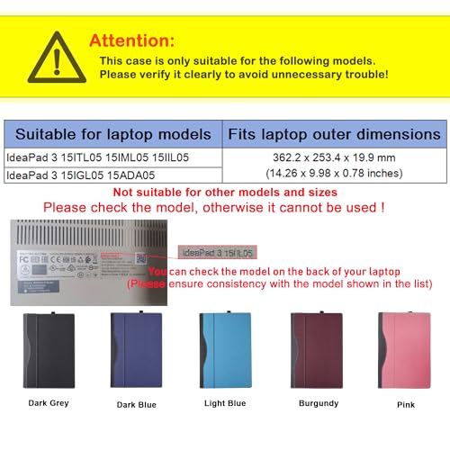 Funda para laptop Lenovo IdeaPad 3 15.6" PU rosa miniatura 2