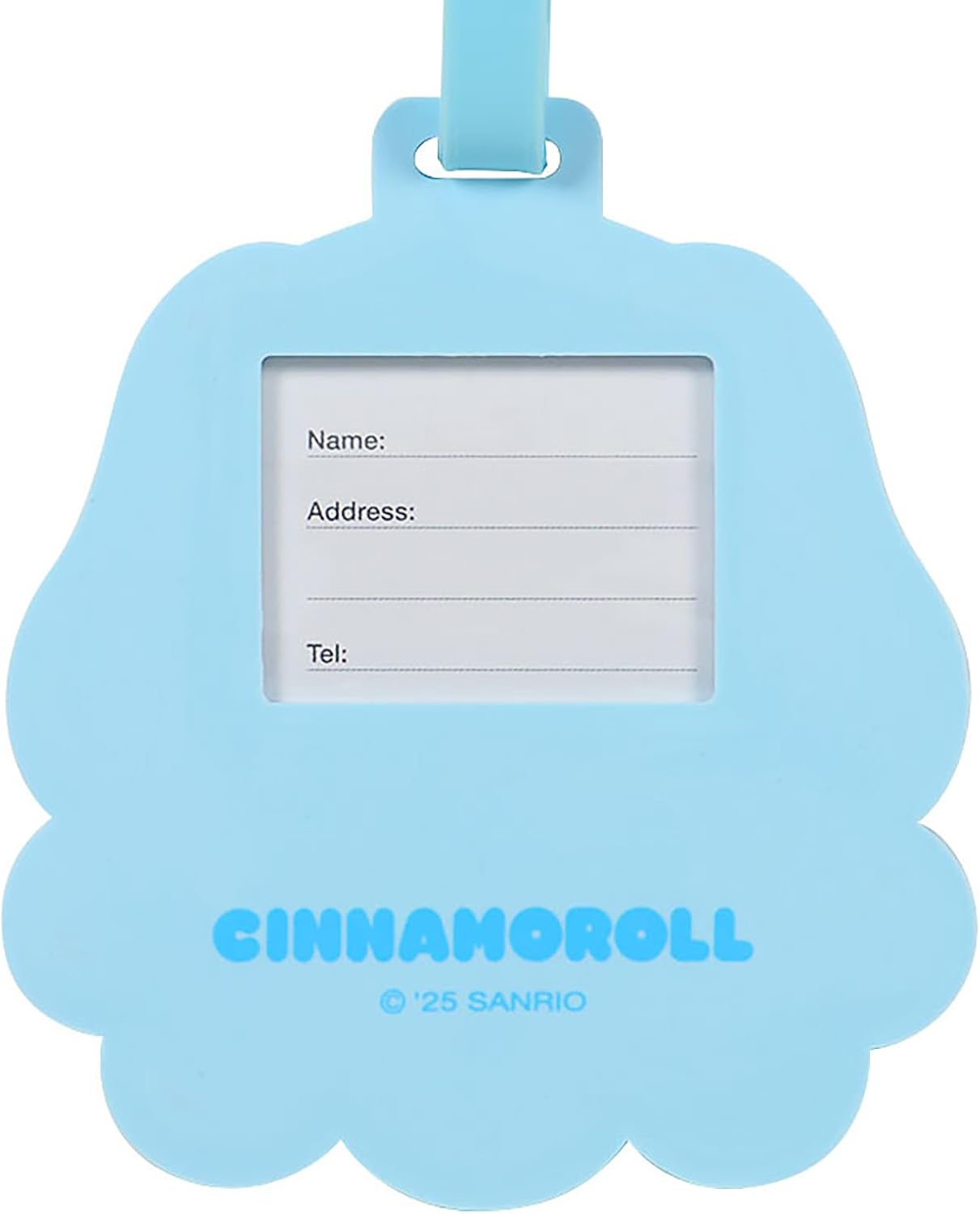 Sanrio 681750 Luggage Tag, Cinnamoroll, PVC, PET, Paper Name Card Included