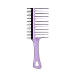 Tangle Teezer The Wide Tooth Comb for Curly Hair, Double-Sided Detangling Comb for All Hair Types, Wet and Dry Detangling, Lilac