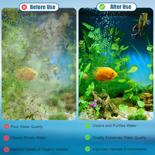 Image of Koller Products Internal Power Filter 4 Gallon-10 Gallon Fish Tanks, 45GPH Flow Rate, Ideal for Tropical Fish