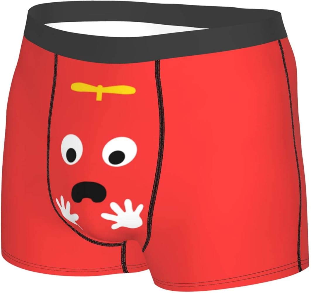 Amazon | [Runcfb] ガチャピン ムック4 ボクサーパンツ メンズ下着