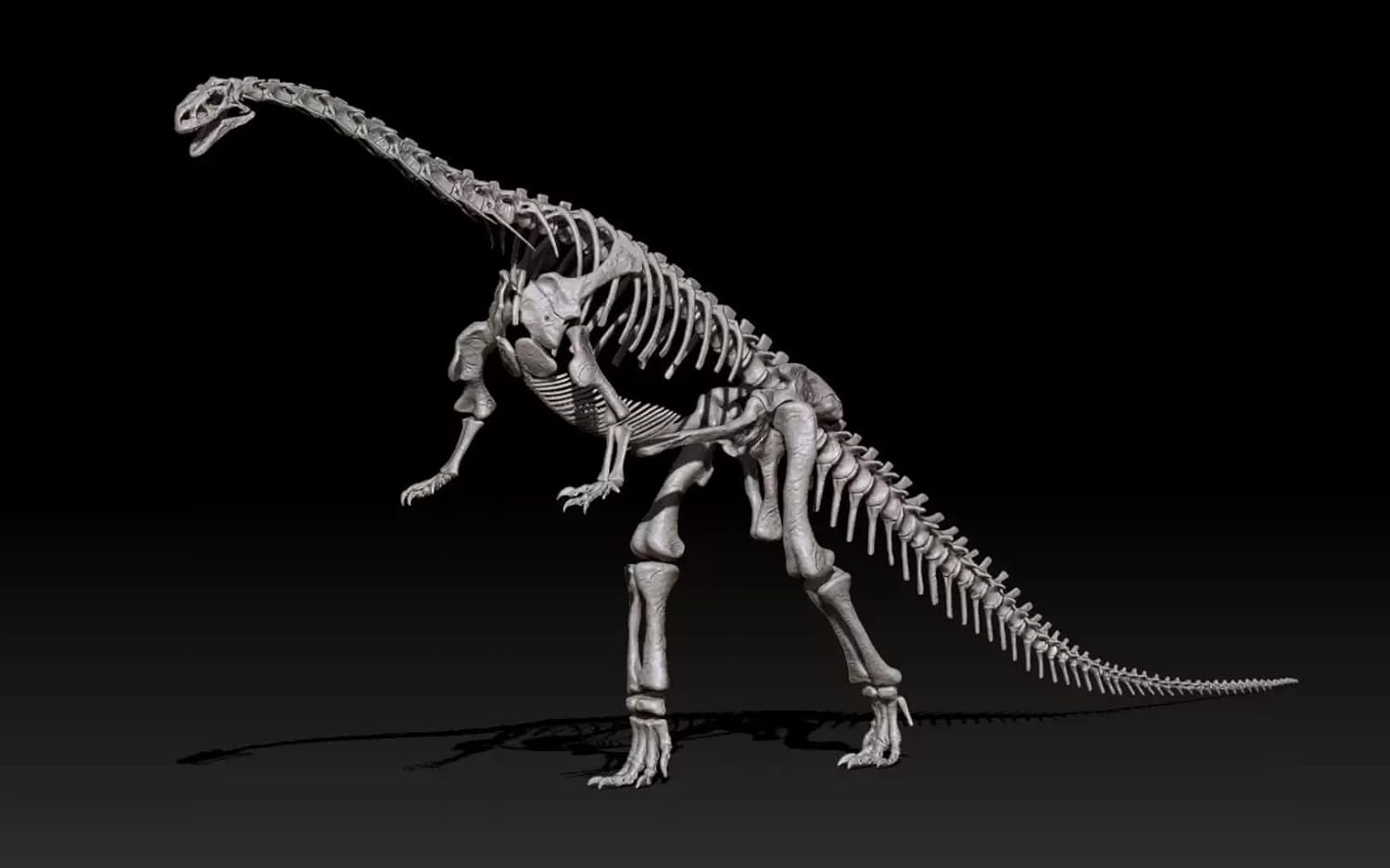 VWUVWU 1:35 Scale Lufengosaurus Skeleton Figure Saurischia Resin Animal Model Collector GK Decor Gift for Adult
