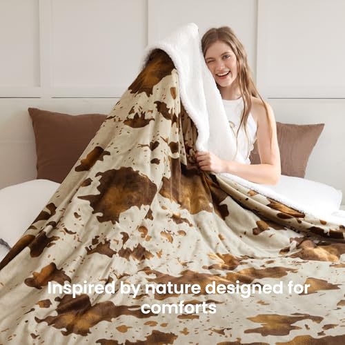 Image of Heated Blanket King Blanket - Fast Heating Electric Blanket, Soft Flannel Heated Throw with 4 Time Settings,10 Heating Settings, Warm Gifts for Women & Mom & Grandma
