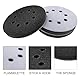 XNIVUIS 3 Stück 125 mm Schwamm Interface Pad Polierscheiben aus Filz Weiches Schwamm Buffer Pad Schleiftellerschoner Kissen Pad Interface Kissen Pad Schleifen Soft Pad (Schwarz und weiß)