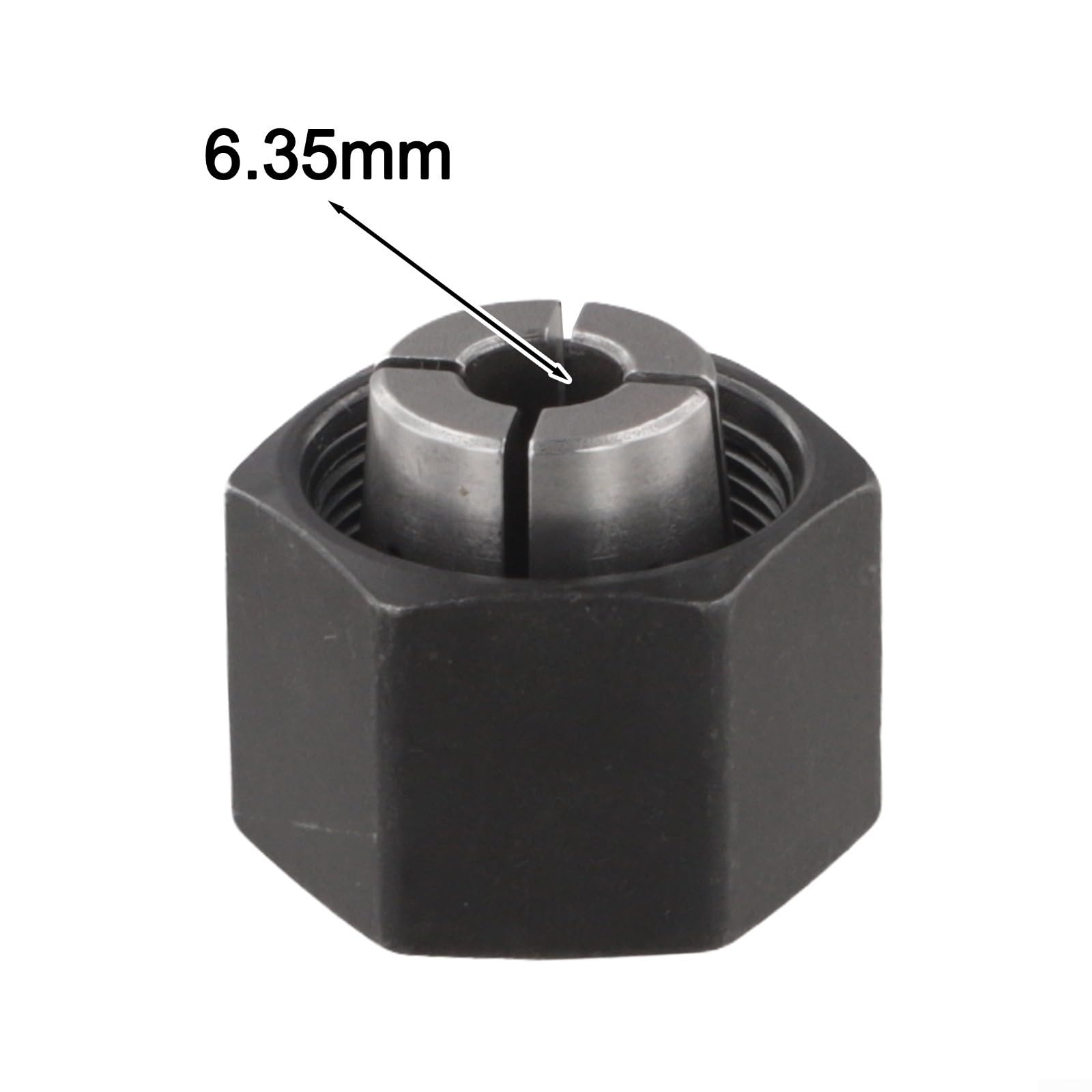 Collet de défonceuse et écrou de rechange pour Bosch DW616 DW618 16171618 Series - Comprend un mandrin de 12 mm - Remplace la pièce 2610906283 2610906287 (12 mm)