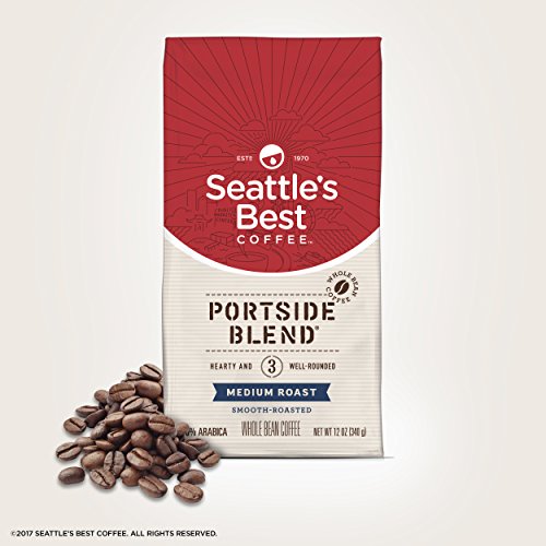 Seattle's Best Coffee Portside Blend Medium Roast Whole Bean Coffee, 12-Ounce Bag - Thumbnail 4