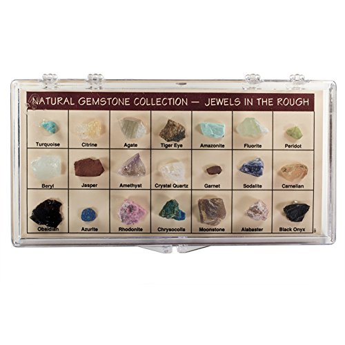 Fantasia Boxed Collection: Natural Gemstone Collection in Presentation Case - Set #1 - Jewels in The Rough