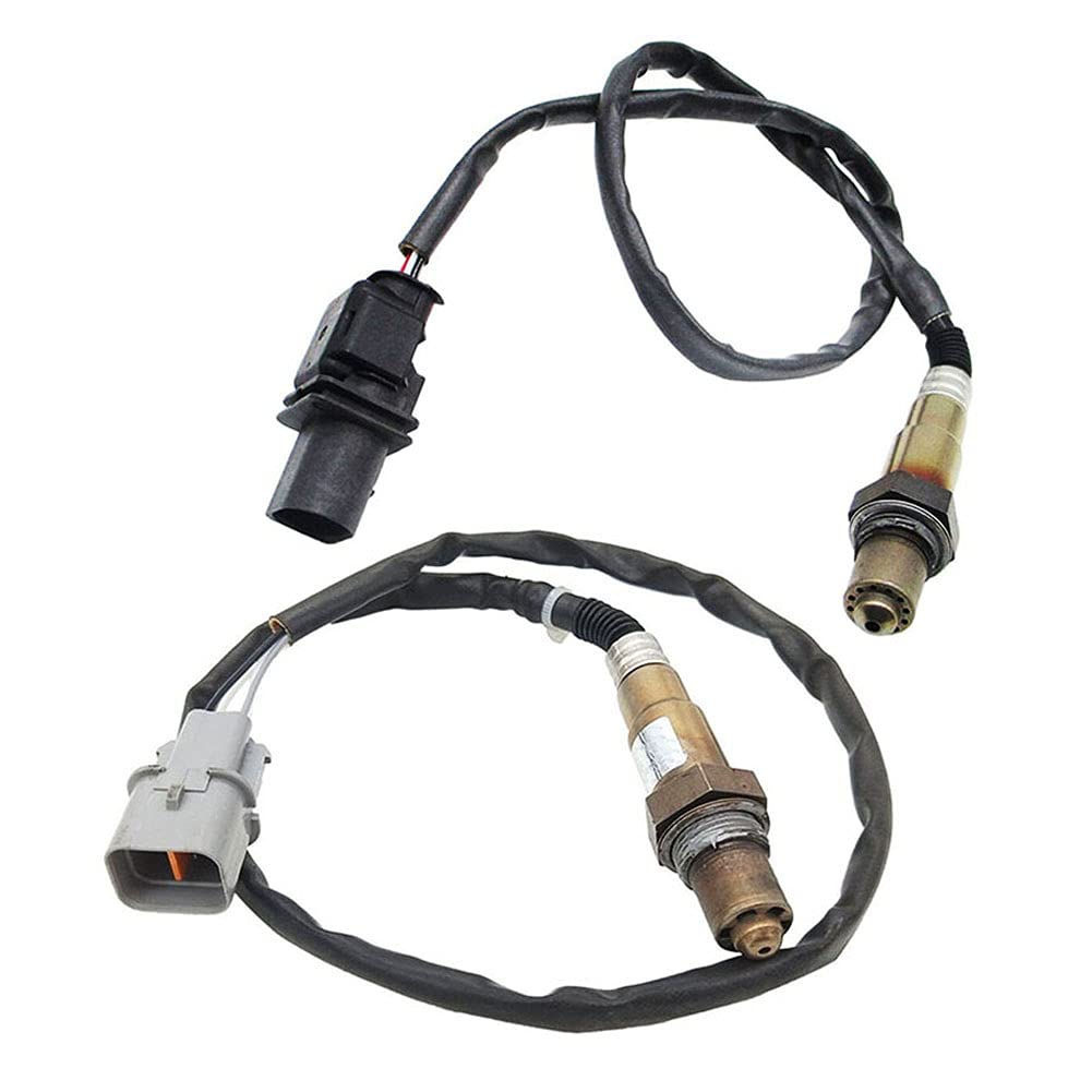 Amrxuts 234-5055 234-4568 2pcs Upstream Downstream O-xygen Sensor for Hyundai 2012-2017 Accent Veloster Kia 2012-2018 Rio Soul 1.6L-L4 39210-2B210 39210-2B410 39210-2B220