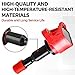 Pindex 4 Pack UF581 Ignition Coils and Iridium Spark Plugs Coil Pack Kits Compatible with 2007 2008 Honda Fit 1.5L L4 30520PWC501 UF581 5C1635 E1081 521872 IC661 30520PWC003 2007 2008