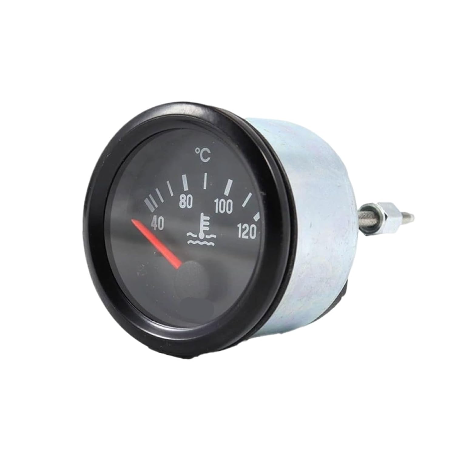 12V 24V Water Temperature Gauge Water Thermometer 40-120C Water Temperature Sensor Meter 52MM Diesel Generator Set Parts(12V)