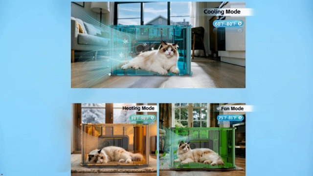 Amazon.com : Electric Cooling and Heating Cat House, Air