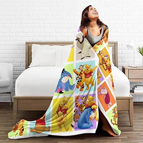 Anime Blanket Flannel Fleece Throw Blankets Super Soft Cozy Warm Plush Bedding For Sofa Living Room Bedroom 60"X50" #TOP3