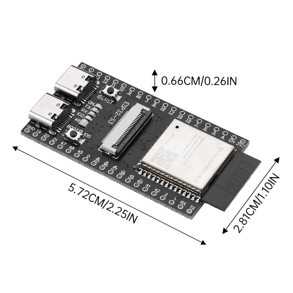 ESP32-S3 WROOM N16R8 CAM Development BoardWiFi Bluetooth Moduł kamery pokładowej ESP32-S3-WROOM-1 N16R8 Łatwa instalacja Łatwy w użyciu z OV5640