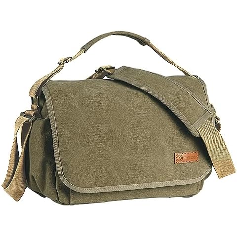 TARION Vintage Camera Shoulder Bag with Rain Cover Cover