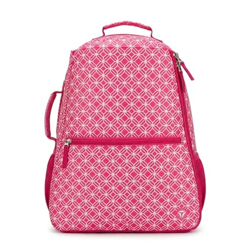 Thorza Tennis Backpack for Women, Stores 2 Rackets, Racket Bag Only, Pink