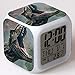 Produktbild shiyueNB Film Jurassic World Spielzeug Kinder Wecker LED Farbwechsel Digitaluhr Schreibtisch Nacht Wake Up Light Glowing