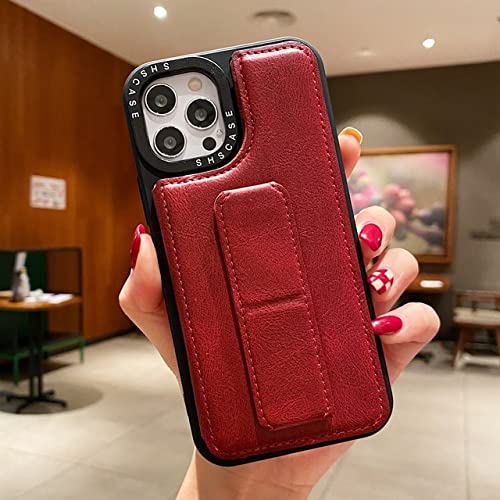 Étui en cuir iPhone 7 de couleur rouge idéal pour vos déplacements professionnels