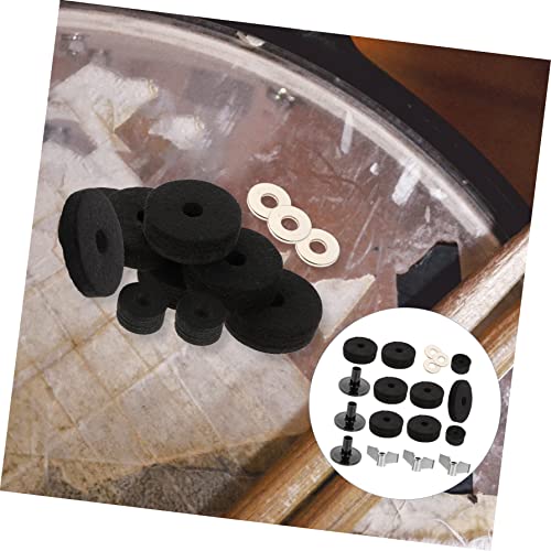 Vaguelly 4 Conjuntos Almofada De Feltro De Tambor Prato De Feltro Ar Acessórios Pad De Prato Criativ