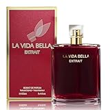A CENTER La Vida Bella Extrait Women Perfume 3.4Fl Oz Eau de Parfum Spray with Raspberry, Pink Pepper & Bergamot - Sugary Rush & Citrusy Notes Fragrance Daytime & Casual Use