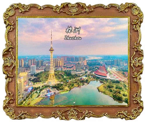 Zhuzhou Hunan China Refrigerator Magnets Travel Souvenir Fridge Decoration Magnet